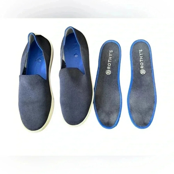 Rothy's Women's Navy Blue The Sneaker Slip-on Shoe - size 9 - Picture 3 of 14